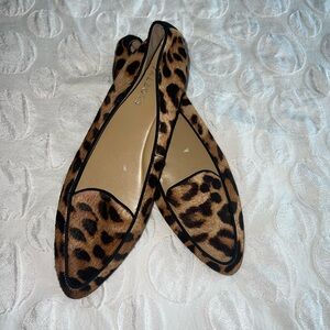 Talbots leopard print ballerina flats (Size 9)